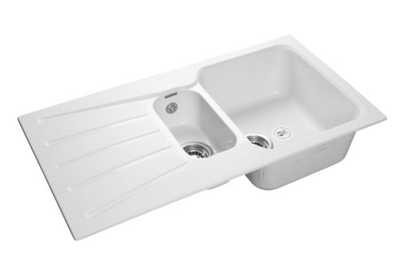 GRANFEST Мойка STANDART 940KL  1,5-чаши+крыло 940*495мм иней арт.GF-