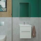 50 Зеркало-шкаф "Даймонд 50" (в разборе) Белый 50 Зеркало-шкаф "Даймонд 50" (в разборе) Белый