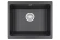 5551, ЧЁРНЫЙ, кухонная мойка, кварц