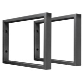 Кронштейн (комплект) подвесной для столешницы 40*230*470 (цвет черный) Кронштейн (комплект) подвесной для столешницы 40*230*470 (цвет черный)