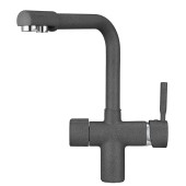 2088, ГРАФИТ (ЧЁРНО-СЕРЫЙ), СМЕСИТЕЛЬ КУХОННЫЙ