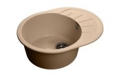 GRANFEST Мойка RONDO 580L  1-чаша+крыло 579*445мм топаз арт.GF- GRANFEST Мойка RONDO 580L  1-чаша+крыло 579*445мм топаз арт.GF-