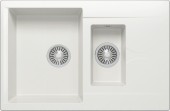 Кухонная мойка Polygran BRIG-770 №36 Белый Хлопок Кухонная мойка Polygran BRIG-770 №36 Белый Хлопок