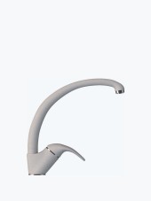 Смеситель кухонный POLYGRAN Высокий (серый №14) Смеситель кухонный POLYGRAN Высокий (серый №14)