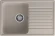 GRANFEST Мойка QUARZ 78  1-чаша+крыло 740*480мм песочный арт.GF-Z-