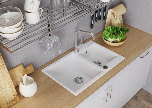 Кухонная мойка Polygran BRIG-772 №16 Черн Кухонная мойка Polygran BRIG-772 №16 Черн