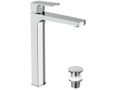 Смеситель для раковины высокий WISLA однорычажный клик клак Смеситель для раковины высокий WISLA однорычажный клик клак