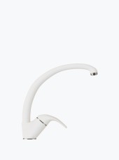 Смеситель кухонный POLYGRAN Высокий (36 Белый Хлопок) Смеситель кухонный POLYGRAN Высокий (36 Белый Хлопок)