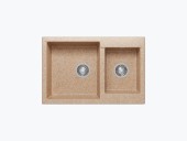 Кухонная мойка Polygran BRIG-772 №302 Песоч Кухонная мойка Polygran BRIG-772 №302 Песоч