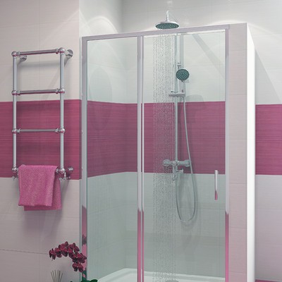 JY133 Душевое ограждение (в дверной проем)  120х190, прозрачное стекло