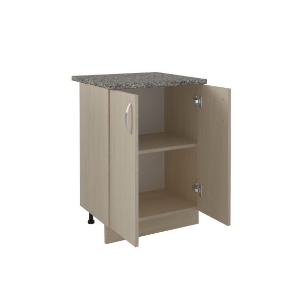 600 Стол рабочий/разделочный - дуб млечный (60х84х43)