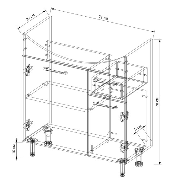 75 Тумба "НИКА-75" (ум.Стиль 75)