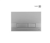 Панель механическая двойная OLI Narrow, пластик, хром матовый Панель механическая двойная OLI Narrow, пластик, хром матовый