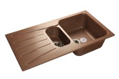 GRANFEST Мойка STANDART 940KL  1,5-чаши+крыло 940*495мм терракот арт.GF- GRANFEST Мойка STANDART 940KL  1,5-чаши+крыло 940*495мм терракот арт.GF-