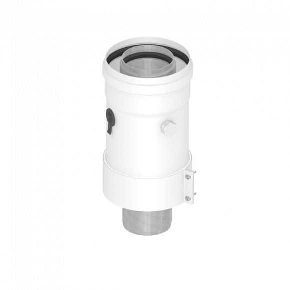 VIVAT Адаптер вертикальный коаксиальный d 60/100 мм (Все котлы, кроме Immergas и Navien 75/100)
