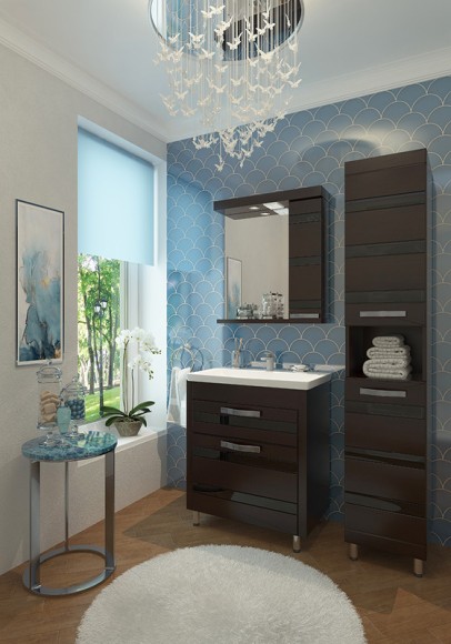 70 Зеркало-шкаф "Fantasy 70" венге 70 Зеркало-шкаф "Fantasy 70" венге