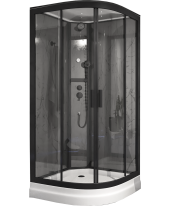 Timo Premium ILMA Black 909 душевая кабина (90*90*222) Timo Premium ILMA Black 909 душевая кабина (90*90*222)