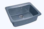 GRANFEST Мойка STANDART 605  1-чашa 605*515мм графит арт.GF-