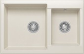 Кухонная мойка Polygran BRIG-772 №36 Белый Хлопок Кухонная мойка Polygran BRIG-772 №36 Белый Хлопок