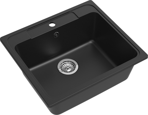 EWIGSTEIN Мойка ELEGANT 60  1-чаша 570*510мм антрацит арт.EW-