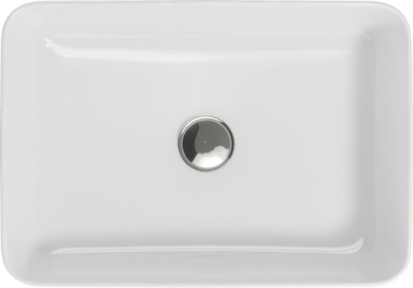 Раковина на столешницу CREA 50 RECTANGULAR 0 отв.