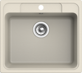 EWIGSTEIN Мойка ELEGANT 60  1-чаша 570*510мм бежевый арт.EW-