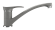 Смеситель Ulgran U-003-310, серый