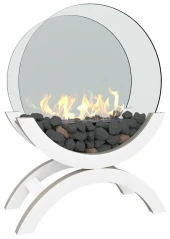 Биокамин напольный Zefire Iris Mini белый Биокамин напольный Zefire Iris Mini белый