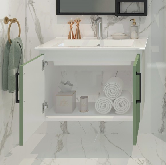 75 Подвесная тумба "Bruklin 75" (ум. Оскар 750) зеленый