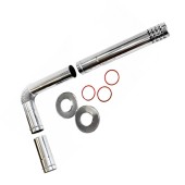 Комплект для системы дымоудаления напольных котлов.Цвет серебрянный NAVIEN