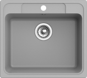 EWIGSTEIN Мойка ELEGANT 60  1-чаша 570*510мм серый металлик арт.EW-