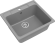 EWIGSTEIN Мойка ELEGANT 60  1-чаша 570*510мм серый металлик арт.EW-