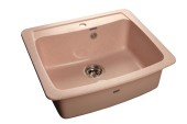GRANFEST Мойка STANDART 605  1-чашa 605*515мм светло-розовый арт.GF-