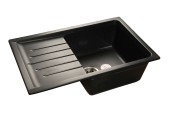 GRANFEST Мойка PRACTIK 760L  1-чаша+крыло 756*495мм черный арт.GF- GRANFEST Мойка PRACTIK 760L  1-чаша+крыло 756*495мм черный арт.GF-