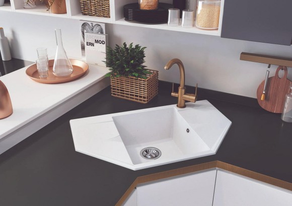 Кухонная мойка Polygran RIFF-800 №16 Черн