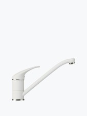 Смеситель кухонный POLYGRAN Низкий (36 Белый Хлопок) Смеситель кухонный POLYGRAN Низкий (36 Белый Хлопок)