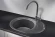 5802, ГРАФИТ (ЧЁРНО-СЕРЫЙ)  кухонная мойка, кварц