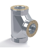 Сэндвич-тройник 90 (н/ж.ст.0,8мм+н/ж.ст) Ф180х280 Сэндвич-тройник 90 (н/ж.ст.0,8мм+н/ж.ст) Ф180х280