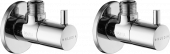 Вентиль Kludi 1584505-00 угловой, 2 шт.