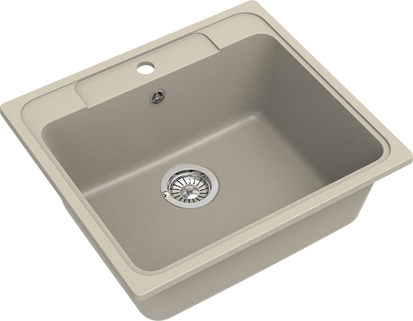 EWIGSTEIN Мойка ELEGANT 60  1-чаша 570*510мм темно-бежевый арт.EW-