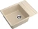 GRANFEST Мойка LEVEL 660L  1-чаша+крыло 660*500мм бежевый арт.GF-