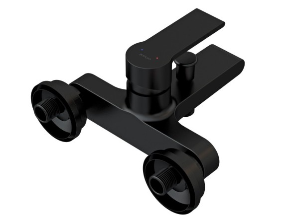 Смеситель для ванны BRASKO BLACK однорычажный черный