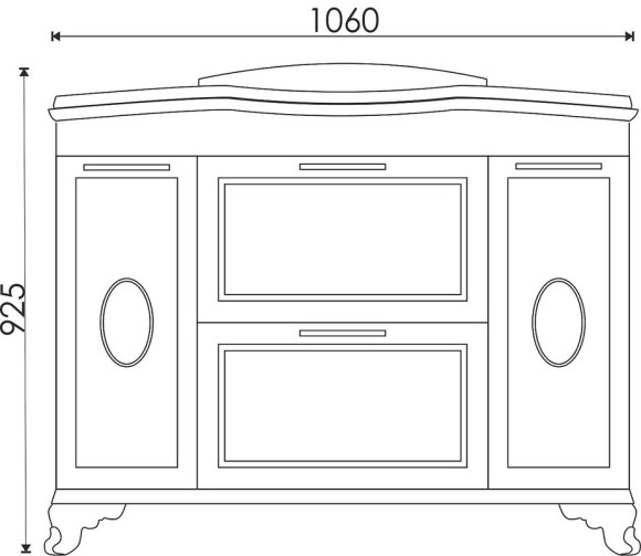 100 Тумба "Modern 100 "Т" (ум. Модерн 105)