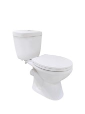 B02 Унитаз-компакт, сиденье полипропилен, крепления, арматура, гориз. выпуск 