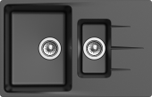 EWIGSTEIN Мойка GERD 60KF  1,5-чаши+крыло 780*500мм черный арт.EW- EWIGSTEIN Мойка GERD 60KF  1,5-чаши+крыло 780*500мм черный арт.EW-