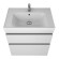 Тумба GRACE PLUS, 60 см, подвесная/напольная, 2 ящика, с опорами, белый глянец
