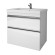 Тумба GRACE PLUS, 60 см, подвесная/напольная, 2 ящика, с опорами, белый глянец