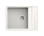 GRANFEST Мойка LEVEL 660L  1-чаша+крыло 660*500мм белый арт.GF- GRANFEST Мойка LEVEL 660L  1-чаша+крыло 660*500мм белый арт.GF-