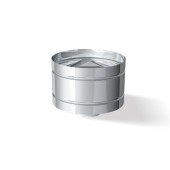 Зонт-Д с ветрозащитой (нерж. сталь 0,5мм) Ф160