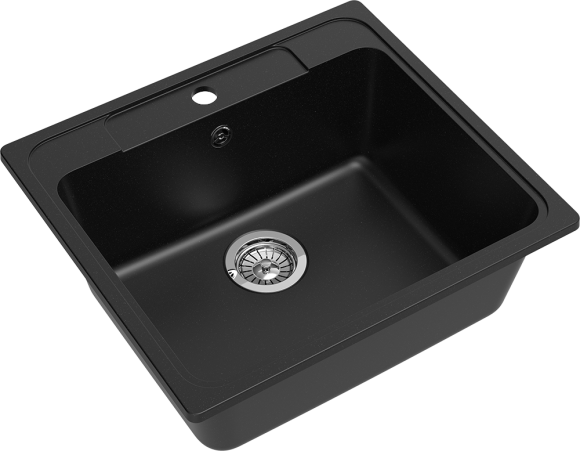 EWIGSTEIN Мойка ELEGANT 60  1-чаша 570*510мм черный арт.EW-